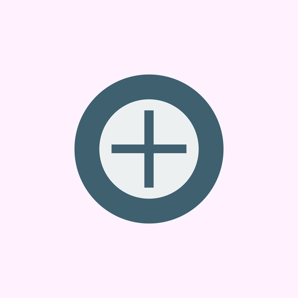 plus icon, positive symbol - Vector, Image