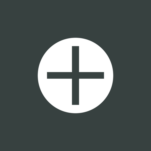plus icon, positive symbol - Vector, Image
