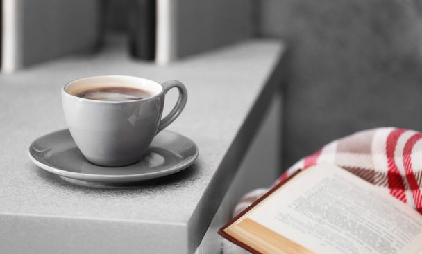 Cup of coffee on table  - Valokuva, kuva