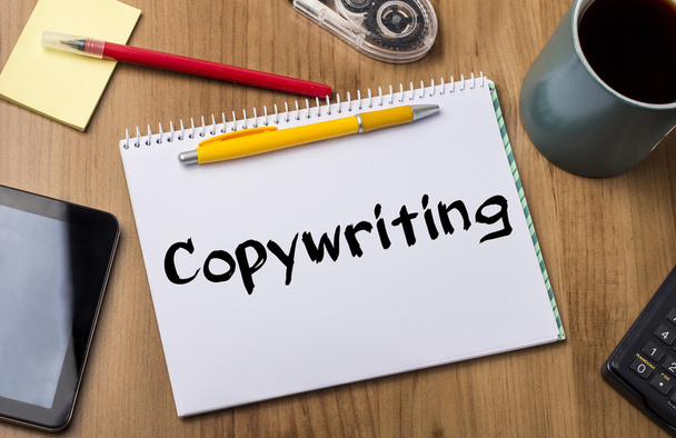 Copywriting - Note Pad With Text - Photo, Image