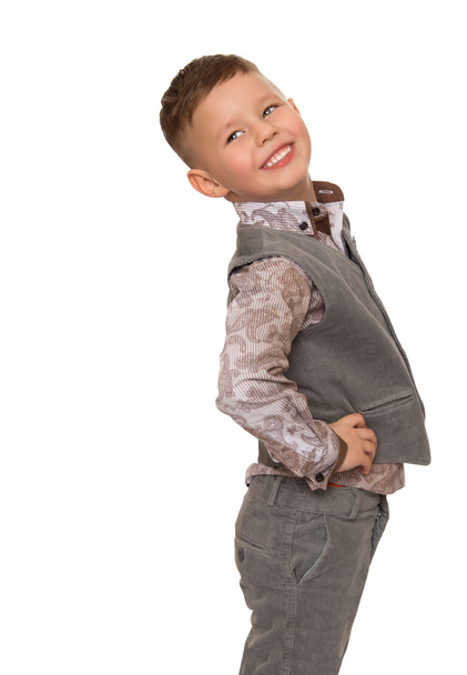 Laughing little boy - Фото, изображение