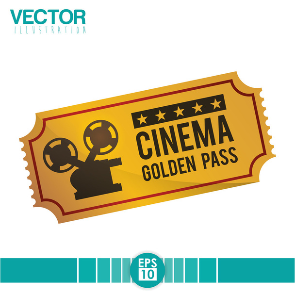 Movie icon design - Vector, Image