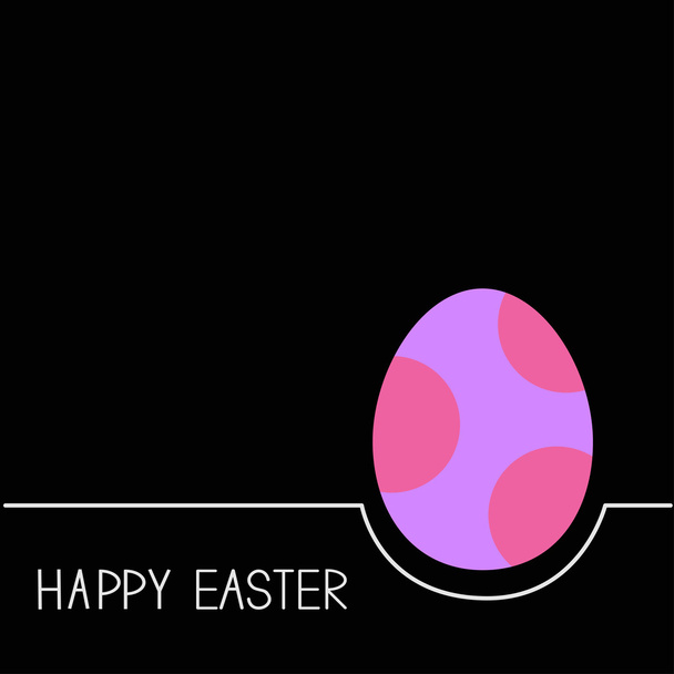 Colored Happy Easter egg - Vetor, Imagem