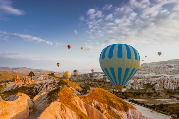 air balloon in Cappadocia, Turkey - Foto, Imagen