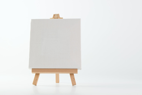 Painting easel with empty canvas - Photo, Image