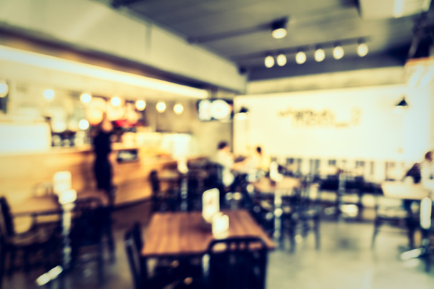 blur coffee shop interior - 写真・画像
