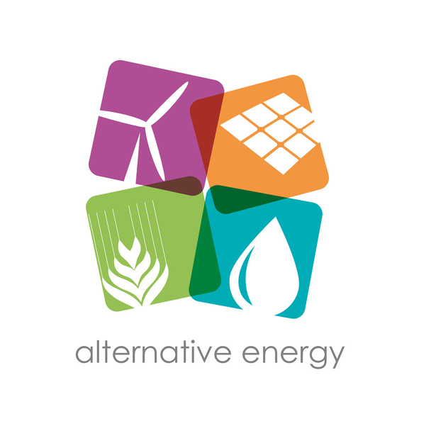 Wektor znak alternatywne źródła energii - Wektor, obraz