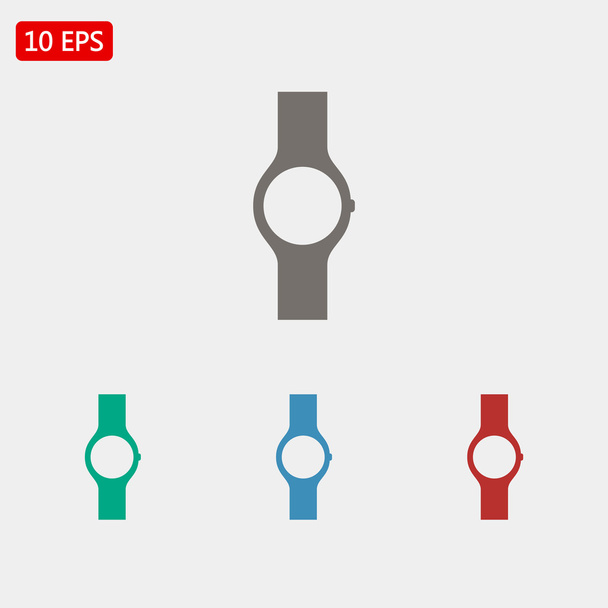 wristwatch icons set - Vector, Image