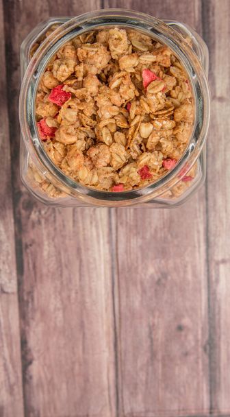 Breakfast Cereal In Glass Jar - Photo, Image