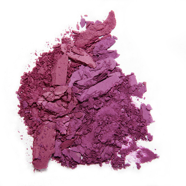 ombre à paupières rose et violette émiettée
 - Photo, image