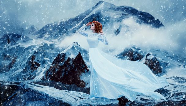 Luxury snow queen - Фото, зображення