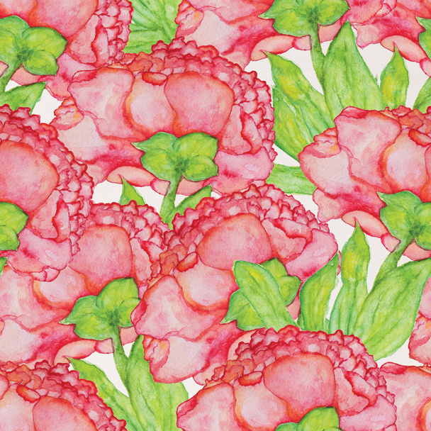 Watercolor Floral pattern - Foto, Bild