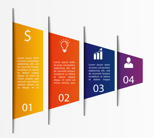 Infographic business elements - Vektor, kép