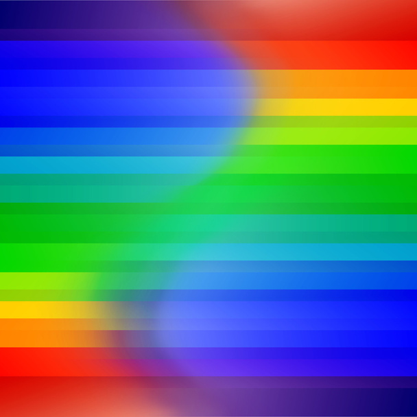 Rainbow Colored Abstract Background with Stripes - Vector, Image