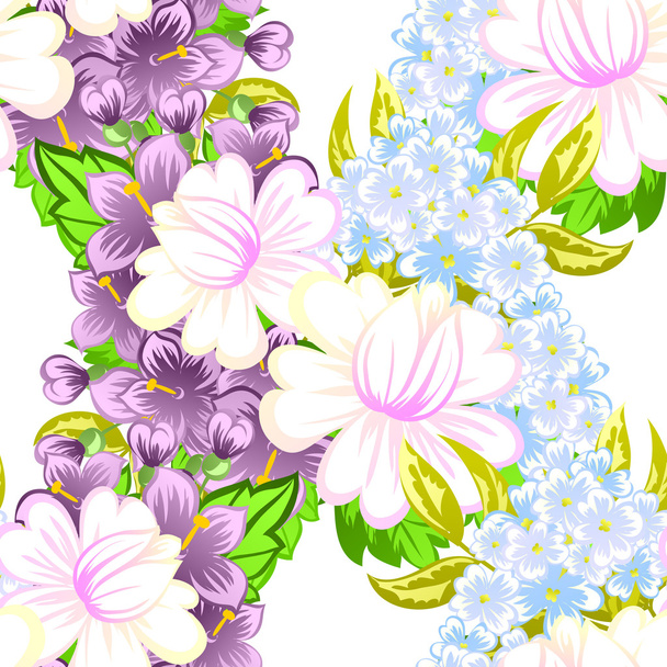 seamless floral pattern - Vector, Image