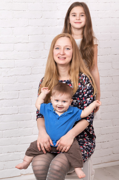 Portrait mothers with children - Fotografie, Obrázek