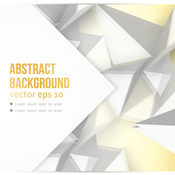 Vector background abstract polygon triangle. - ベクター画像