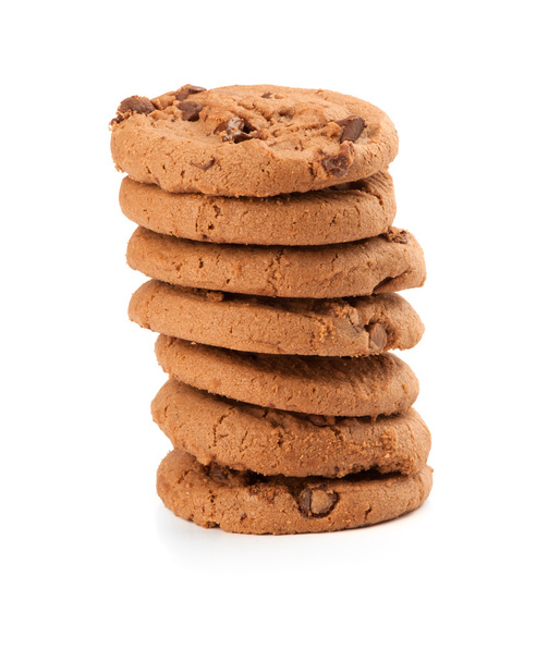 A stack of chocolate cookies - Φωτογραφία, εικόνα