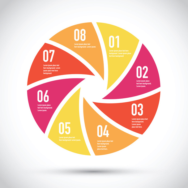 colourful business model - Vektor, obrázek