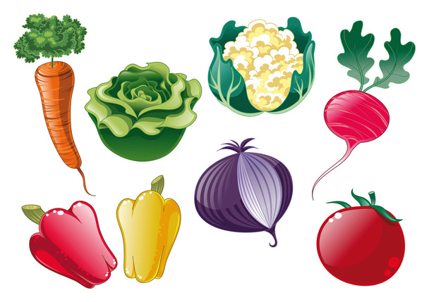 légumes - Vecteur, image