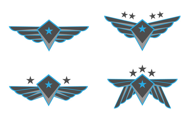 vleugels vector illustratie - Vector, afbeelding