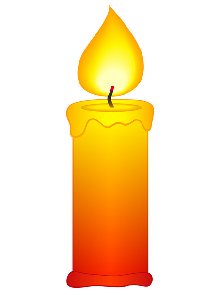 Candle - Vector, afbeelding