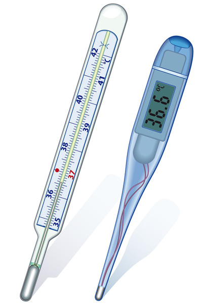 Thermometers - Vektor, Bild