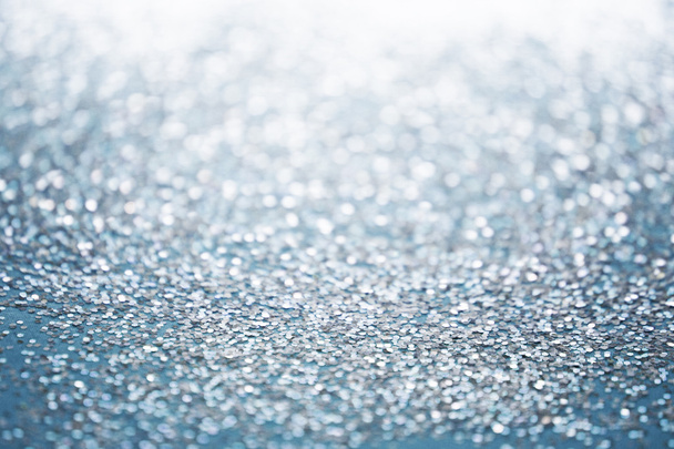 Silver glitter background - Фото, зображення