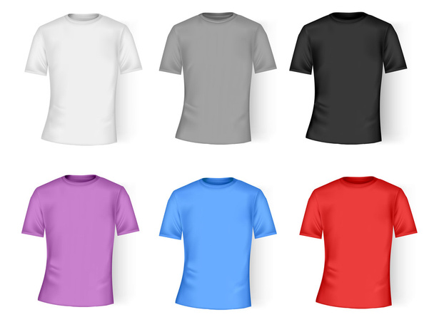 Color t-shirt design template. - Vector, Image