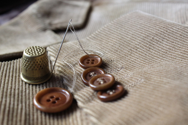 Kadife ceket düğmeleri - Fotoğraf, Görsel