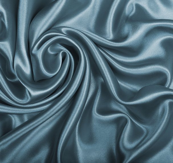 Smooth elegant grey silk or satin as background - Fotoğraf, Görsel