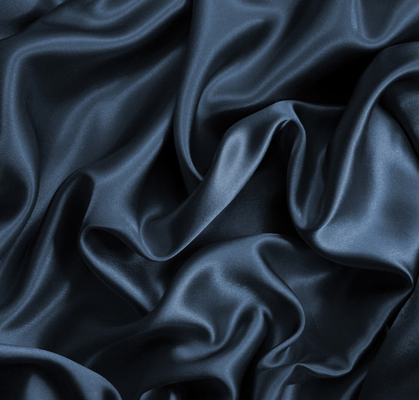 Smooth elegant dark grey silk or satin as background  - Foto, Imagem