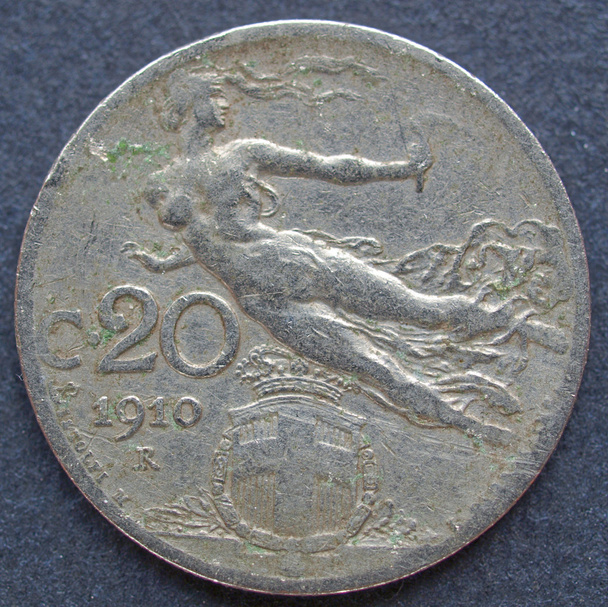 włoskie monety - Zdjęcie, obraz
