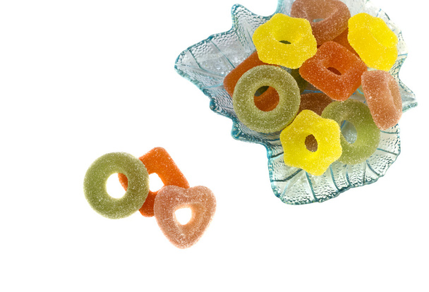 Різнокольорові цукерки з фруктових цукерок
 - Фото, зображення