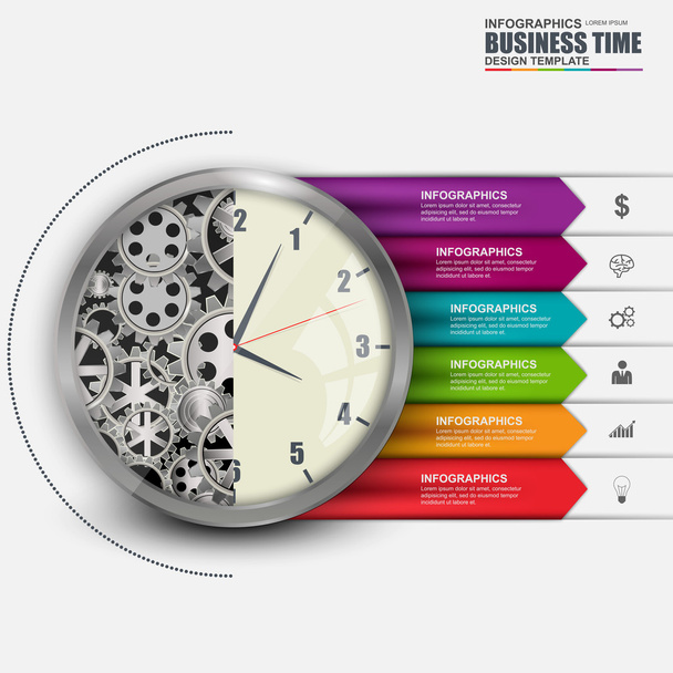 Abstract 3D digital business Infografica. Può essere utilizzato per il processo di flusso di lavoro, tempo lavorativo, banner, diagramma, opzioni di numero, timeline, piano di lavoro, web design
. - Vettoriali, immagini