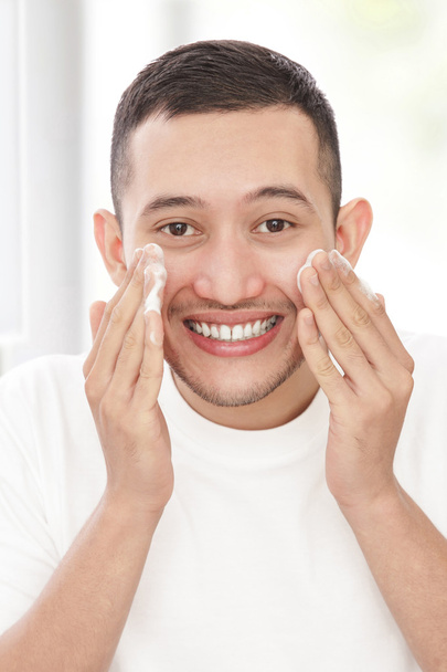 man washing face - Photo, Image