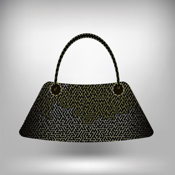 Modern Handbag Isolated - Vector, Image
