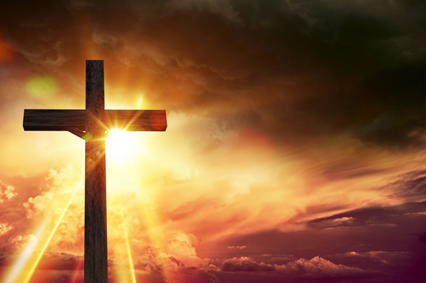 Światła błogosławieństwo Crucifix - Zdjęcie, obraz