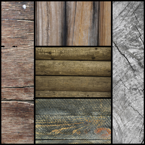 different wooden backgrounds - Photo, Image