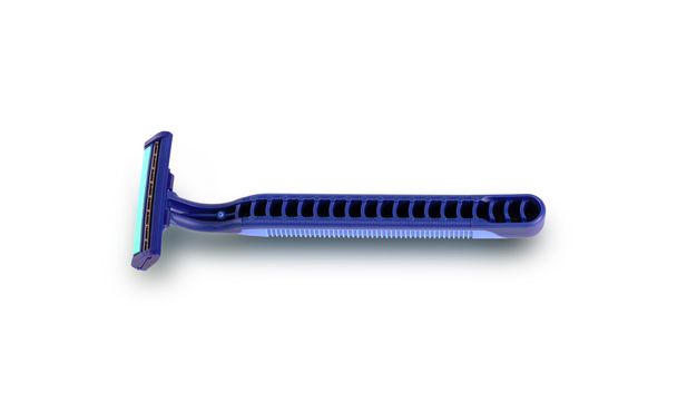 cuchillas de afeitar azules
 - Foto, Imagen