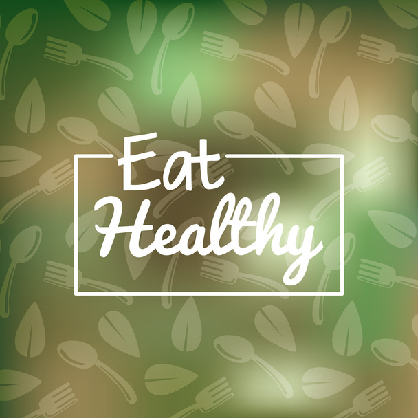 Organic and Healthy food - Вектор, зображення