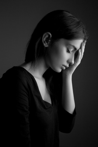 Depression - sad teen woman - Photo, image
