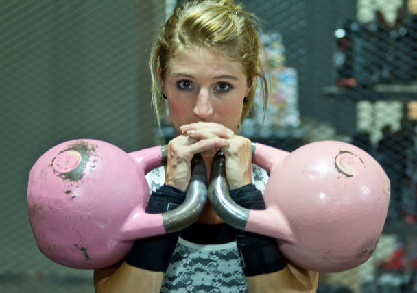 Kettlebells in the gym - Photo, Image