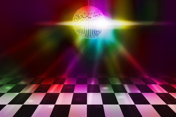 Disco Party Dancefloor Hintergrund - Foto, Bild