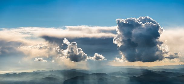 Sky és clouds panoráma - Fotó, kép