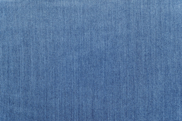 textura áspera tecido denim fundo monocromático de cor azul pálido
 - Foto, Imagem