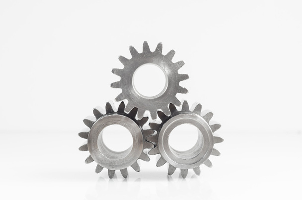 set of gears for meaning unity on isolated - Fotó, kép
