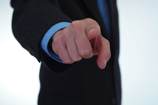 Businessman pointing finger at you - Photo, Image