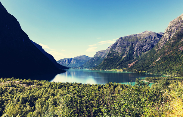 Norte da Noruega paisagem
 - Foto, Imagem