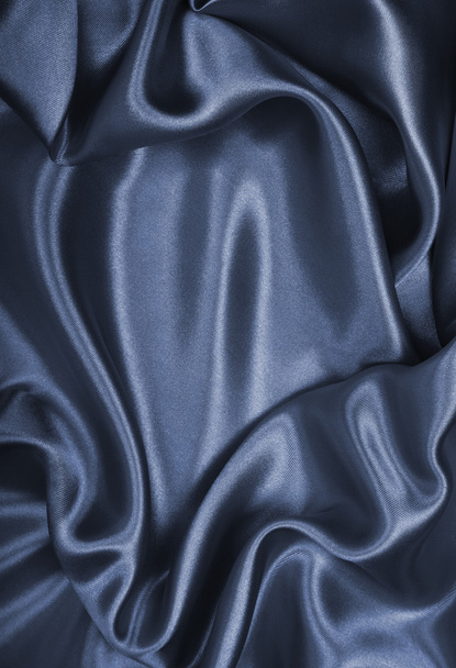 Smooth elegant grey silk as background  - Φωτογραφία, εικόνα